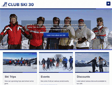 Tablet Screenshot of clubski30.ca